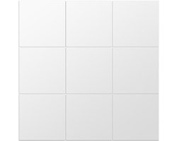 Square Mirror Wall Sticker, 9PCS 5.9x5.9 Inch Self Adhesive Tile Film DIY Mirror Decor Sticker Acrylic Mirror for Bedroom Living Room Bathroom