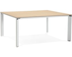 SQUARE Vergadertafel/Bureaubank - Moderne Tafel - 2-in-1 Flexibiliteit, 160x160 cm