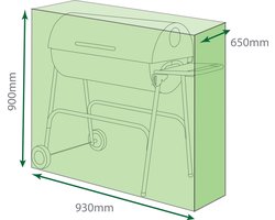 St Helens Home and Garden waterbestendige drum BBQ hoes