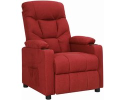 Sta-op Stoel - Comfortabele Fauteuil - Ontspannen Zitten - Elektrische Hefunctie - 150 kg Belastbaar - Wijnrood