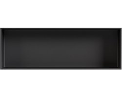 Staal Zwarte Nis Badkamer Wc Douchecabine Metalen Afwerking Verzonken Nis Kast Plank Gebruik Keuken Woonkamer Doucheruimte Openbare Plaatsen,Black-32x92x12.5cm