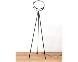Staan lamp Moderne cirkel vloerlamp minimalistische halo driepoot