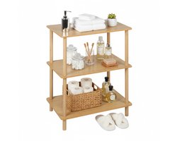 Staand rek - vrijstaand - 60x79x40 cm - naturel