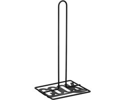 Staande Keukenrolhouder - COOK Design - Keuken papier rolhouder - Metaal - Keukenpapier houder - Zwart