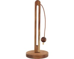 Staande Keukenrolhouder en Toiletrolhouder van Acacia Hout