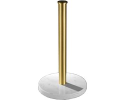 Staande Keukenrolhouder - Marmeren Basis - Aluminium