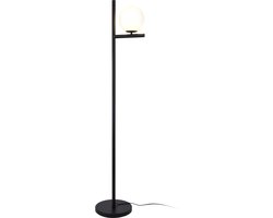 Staande lamp Aberdaron vloerlamp 154 cm zwart en wit E27