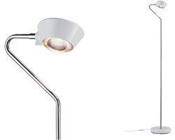Staande LED-lamp 3-Step-Dim Ramos 2700K 840lm / 320lm 7,5W / 3,5W Wit mat, Chroom