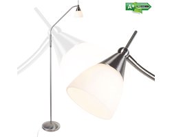 Staande leeslamp Touchy | 1 lichts | staal | verstelbaar | led | modern design | slaapkamer / woonkamer design