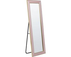 Staande spiegel LAUTREC 150 cm Fluweel Roze