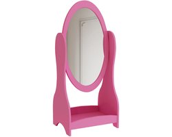 Staande spiegel make up visagie prinses meisje kinderkamer roze