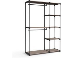 Stabiele kledingkast - Veel opbergruimte - 1 stuk - 43 x 124 x 182 cm