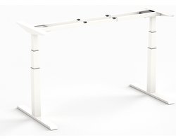 Stabureau - SteelForce 470 - Alleen frame Wit - Elektrisch