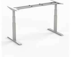 Stabureau - SteelForce 470 - Alleen frame Zilver - Elektrisch