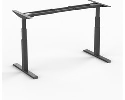 Stabureau - SteelForce 470 - Alleen frame Zwart - Elektrisch