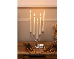 Stag Kaars Houder Decoratie Taper Diner Kaarsen Home Decor Zilver Kerst Sfeer Kersttafel