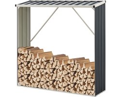 Stalen brandhout rek Kalmar houtopslag 155x45x157 cm antraciet