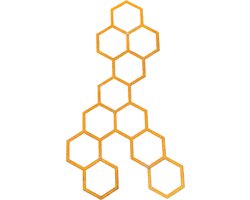 STALEN DESIGN - Wanddecoratie HIVE - CORTENSTAAL