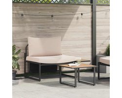 Stalen frame Tuinset taupe