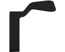 Stalen meubelpoot zwart vierkant 3 bij 3 cm en hoogte 15 cm - Set van 4 stuks