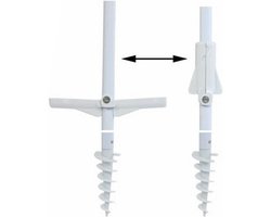 Stalen parasol - Ø 180 cm - Tuinmeubelen