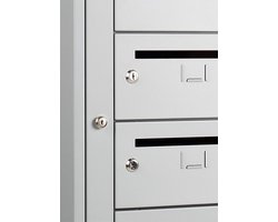 Stalen Postkast Wit Frame Witte Deuren
