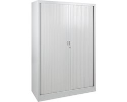 Stalen roldeurkast 160x120x43cm Zwart