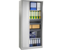 Stalen roldeurkast 198x100x43cm Wit