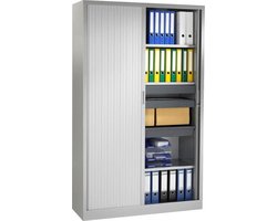 Stalen roldeurkast 198x120x43cm Licht grijs
