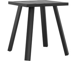 Stalen tuin tafel 34x34x38 cm antraciet