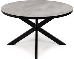 Stalux Eettafel - Tafel Daan - Duurzaam - Modern design - Onderhoudsvriendelijk - Beton - 120 cm