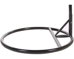 STAN - Hangstoel - Zwart - Staal