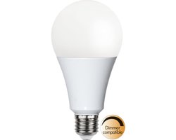 Standaard bol - E27 - 18W - Koel Wit - 4000K - Dimbaar - Opaal