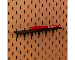 Standaard plankje vlak voor Ikea Skadis Pegboard 24x5 cm - Zwart - Display