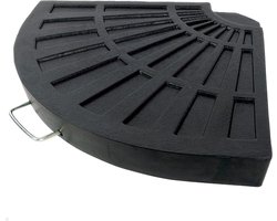 Standaard voor parasol - Beton - Afmetingen 47 x 64 x 4 cm - 12 kg parasolvoet op wielen