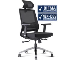 Stane Ergonomische Bureaustoel Office Chair - Bureaustoelen voor Volwassenen Computer Stoel - NEN-EN1335 Gecertificeerd
