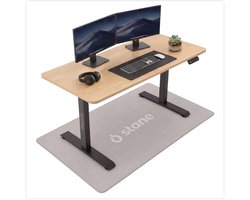 Stane Zit Sta Bureau Elektrisch Verstelbaar - 4 Geheugen Standen - Incl. Kabelgoot - 120 x 60 cm - Eiken