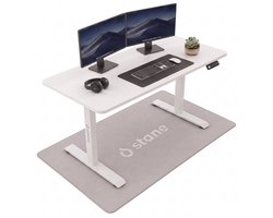 Stane Zit Sta Bureau Elektrisch Verstelbaar - 4 Geheugen Standen - Incl. Kabelgoot - 120 x 60 cm - Wit