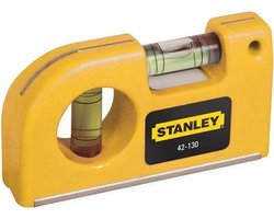 STANLEY 0-42-130 Pocket Spirit Level Magnetic - Waterpas - 8,7cm