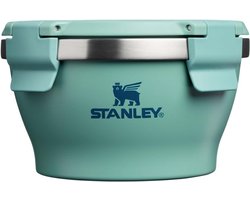 STANLEY Adventure Fresh-to-Table Leakproof Bowl 473 ml (Spring Green)– Vacuüm Geïsoleerde Lunchbox & Food Container – Lekvrije RVS Kom met Luchtdichte Deksel – BPA Vrij – Vaatwasserbestendig