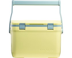 Stanley Adventure Outdoor Cooler 15.1L - IJskoud voor 36 Uur - Dubbelwandig Geïsoleerde Coolbox - BPA Vrij - Deksel Fungeert Ook Als Stoel - Camping Koelbox - Waterdicht - Green