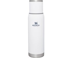 Stanley Adventure To-Go Thermosfles 1L - 25 Uur Warm - 27 Uur Koud - Lekvrij - Geïsoleerd Deksel - BPA-Vrij - Doorschenkstop Om Gecontroleerd Te Schenken - Vaatwasserbestendig - Polar