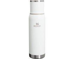 Stanley Adventure To-Go Thermosfles 1L - 25 Uur Warm - 27 Uur Koud - Lekvrij - Geïsoleerd Deksel - BPA-Vrij - Doorschenkstop Om Gecontroleerd Te Schenken - Frost