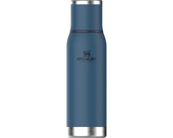 Stanley Adventure To-Go Thermosfles 750 ml - 20 Uur Warm - 25 Uur Koud - Lekvrij - Geïsoleerd Deksel - BPA-Vrij - Doorschenkstop Om Gecontroleerd Te Schenken - Vaatwasserbestendig - Abyss