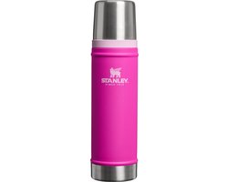 Stanley Classic Legendary Thermosfles 750 ml - Houdt 20 Uur Warm Of Koud - Lekvrij - Vaatwasserbestendig - BPA-Vrij - Voor Koffie, Thee en Meer - Roestvrijstalen Thermoskan - Violet Blossom