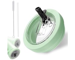 Stanley Cup deksel, lekvrij, Stanley deksel, 100 ml, reservedeksel Stanley Cup, Stanley Cup accessoires voor bekers van 100 ml (groen)