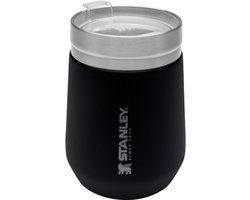 Stanley Go Everyday Tumbler 0.29L - Houdt 5 Uur Koud / 1.5 Uur Heet - Roestvrijstalen Beker Voor Wijn, Cocktails, Koffie, Thee - BPA-Vrij - Vaatwasmachinebestendig - Matte Black Pebble