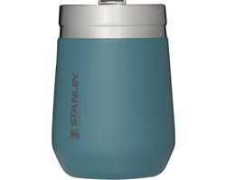 Stanley Go Everyday Tumbler 0.29L - Houdt 5 Uur Koud / 1.5 Uur Heet - Roestvrijstalen Beker Voor Wijn, Cocktails, Koffie, Thee - BPA-Vrij - Vaatwasmachinebestendig - Lagoon