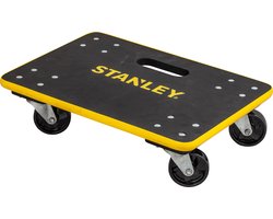 Stanley Meubelroller MS572 - Draagcapaciteit tot 200KG - Transporthulp - 45 x 30 x 13,5 CM - Kunststof - Zwart/Geel