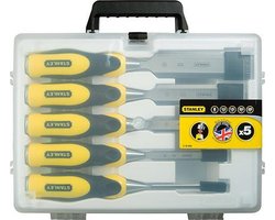 STANLEY Steekbeitelset Dynagrip 5Dlg. (6.12.18.25.32 mm) - 2-16-885